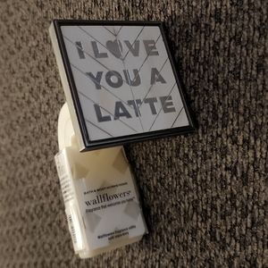 I love you a latte wallflower plug